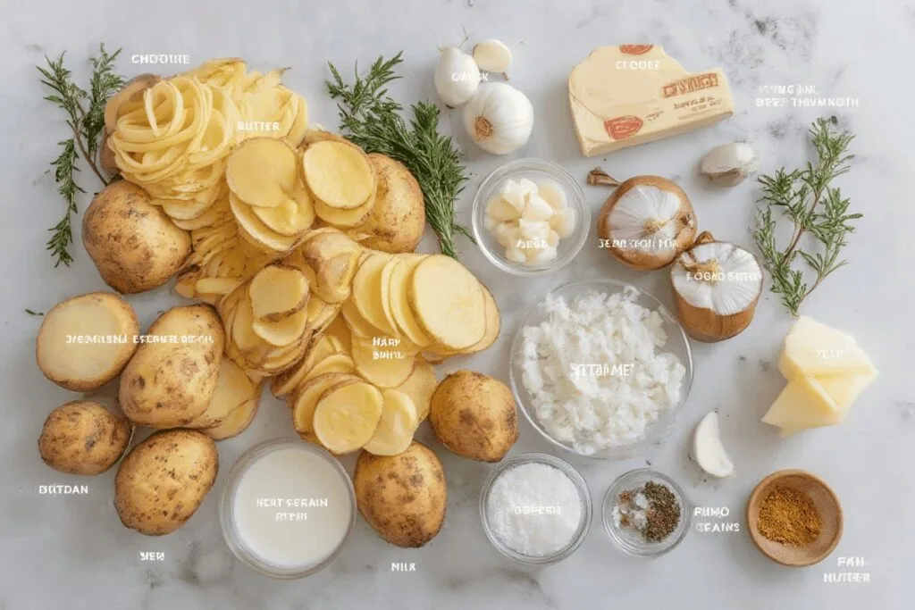 step By Step Scalloped Potatoes Preparation