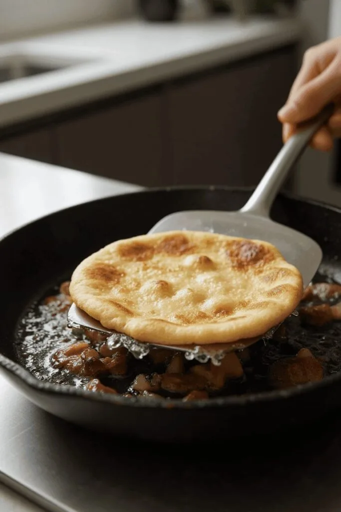testing Flatbread For Doneness