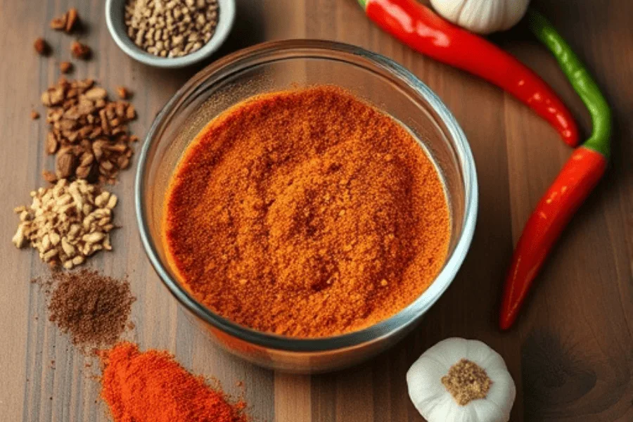 What is chicken fajita seasoning made of?
