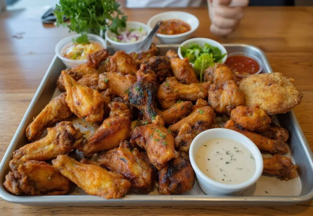 variety Of Chicken Wings