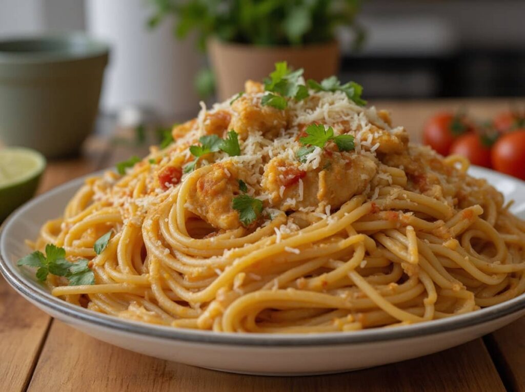 key Ingredients For Mexican Chicken Spaghetti