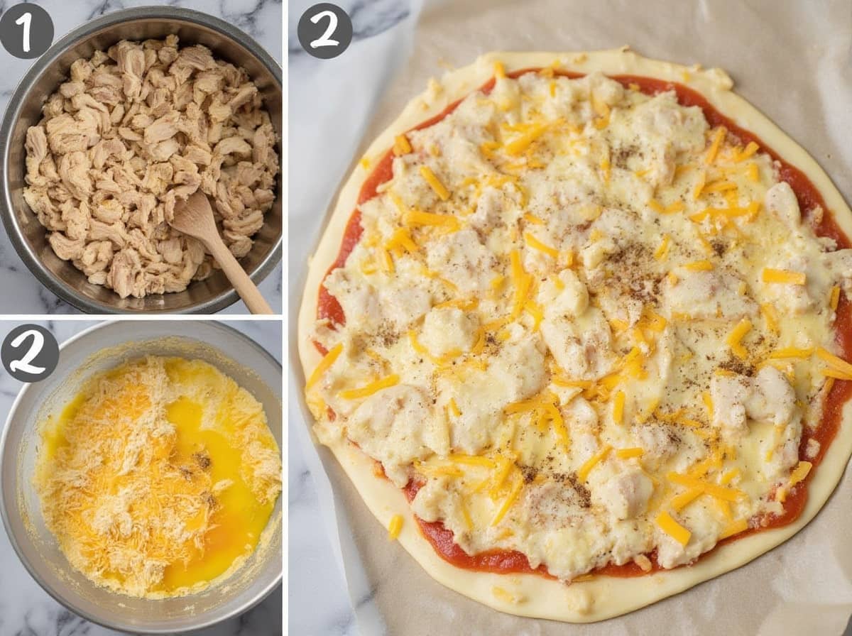 Beautiful Chicken Pizza Crust Canned Chicken Picture Art Beautiful Chicken Pizza Crust Canned Chicken Picture Art