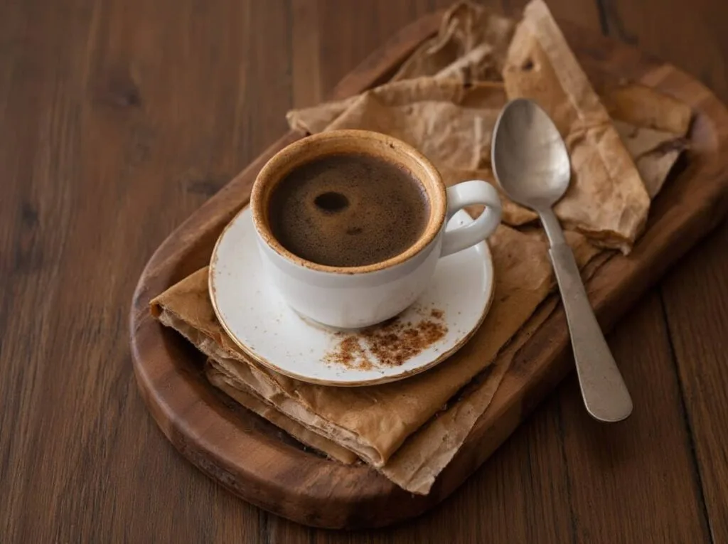 Cup Of Breve Coffee